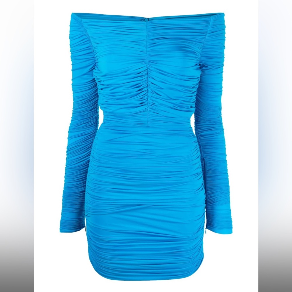Alex Perry Hadley Mini Dress in Blue UK6